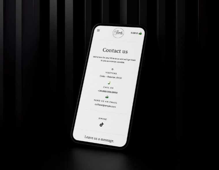 ecommerce store - web design